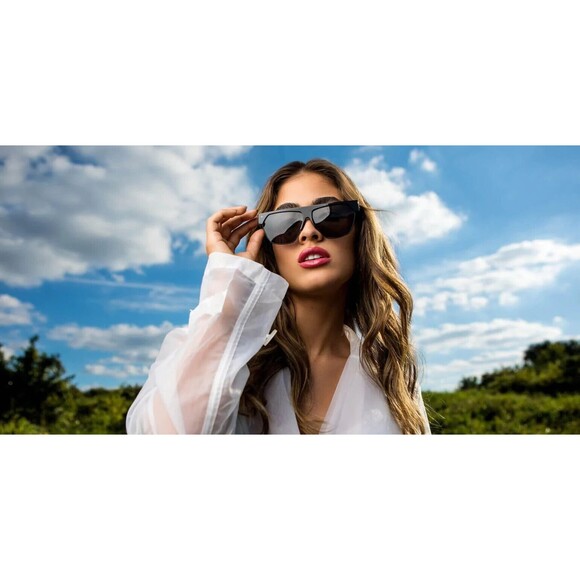 Prive Revaux' Black "Spicy" Polarized Women's Aviator Sunglasses - NEW - Picture 2 of 4